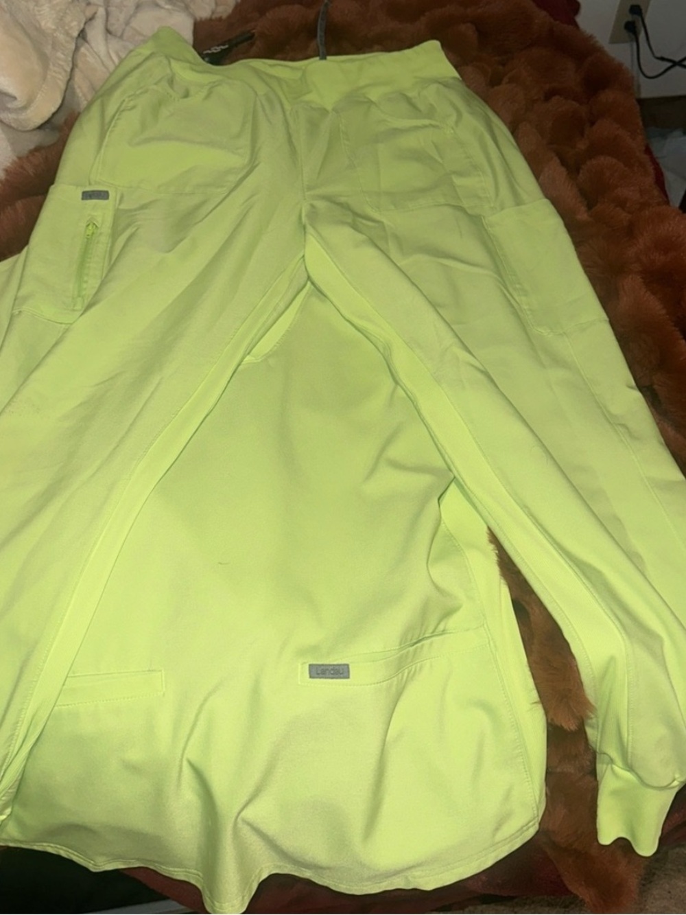 Landau scrub set size large petite